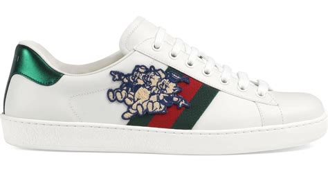 guccie men ace three little pigs sneake|Gucci Ace Sneaker (Men) .